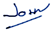 signature - John