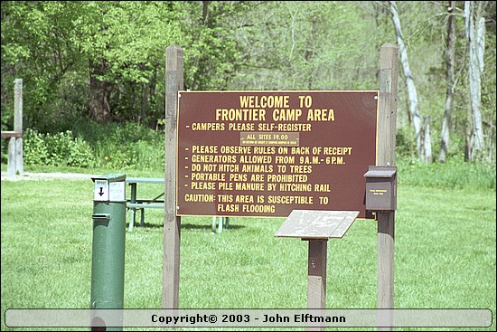 Frontier Camp Area (horse campground) - 5/16/2003