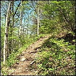 Rising up out of the valley, a tough climb. - 5/16/2003