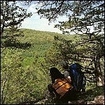 Self portrait at one of the scenic overlooks - 5/16/2003